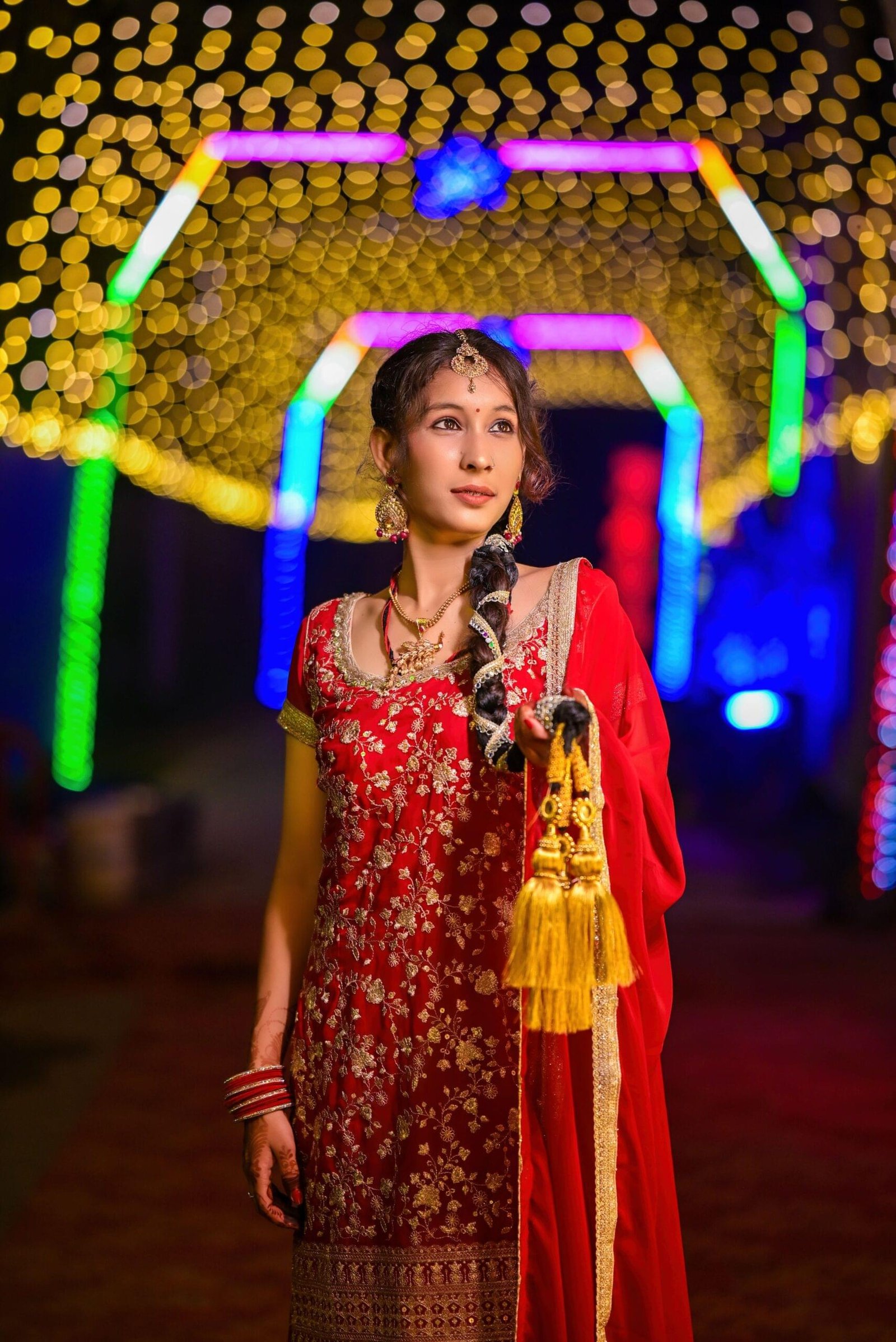 Bihar bridal photography red lehenga payal films by Payal Films Bihar